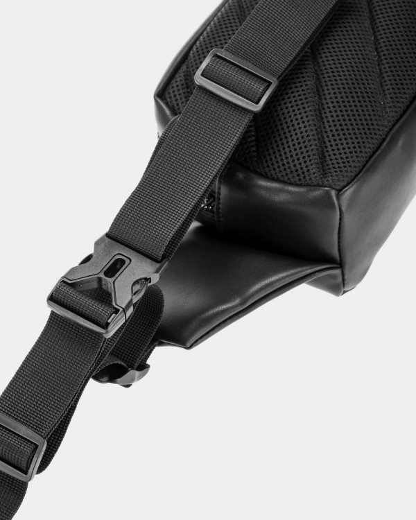 CROSS-TOWN ECO LEATHER, BLACK