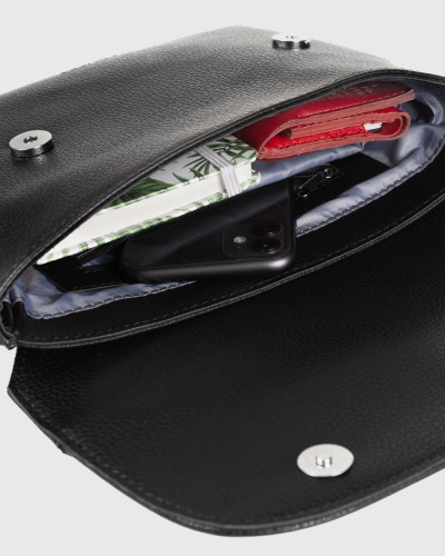 "FLORIDA" ECO LEATHER, BLACK