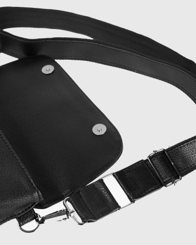 "FLORIDA" ECO LEATHER, BLACK