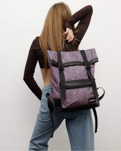 "ROLL" PRINT VIOLET