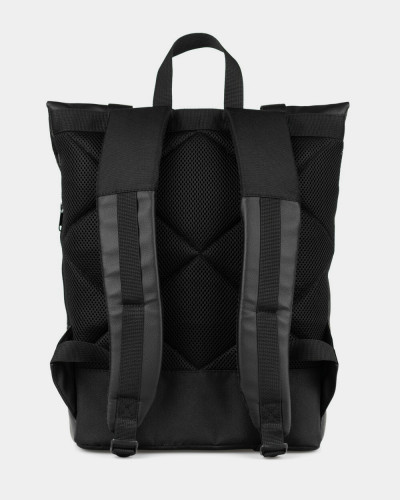 "ROLL 2" ECO LEATHER, BLACK