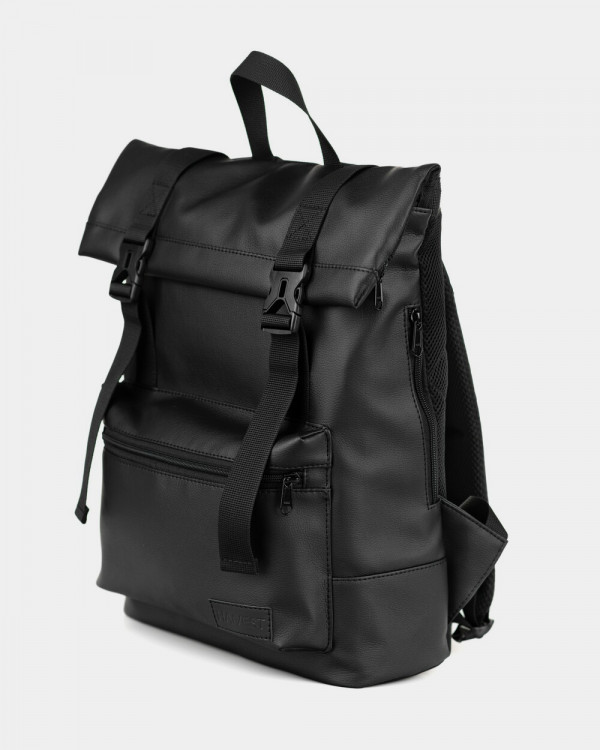 ROLL 2 ECO LEATHER, BLACK
