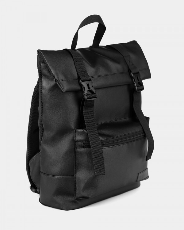 ROLL 2 ECO LEATHER, BLACK