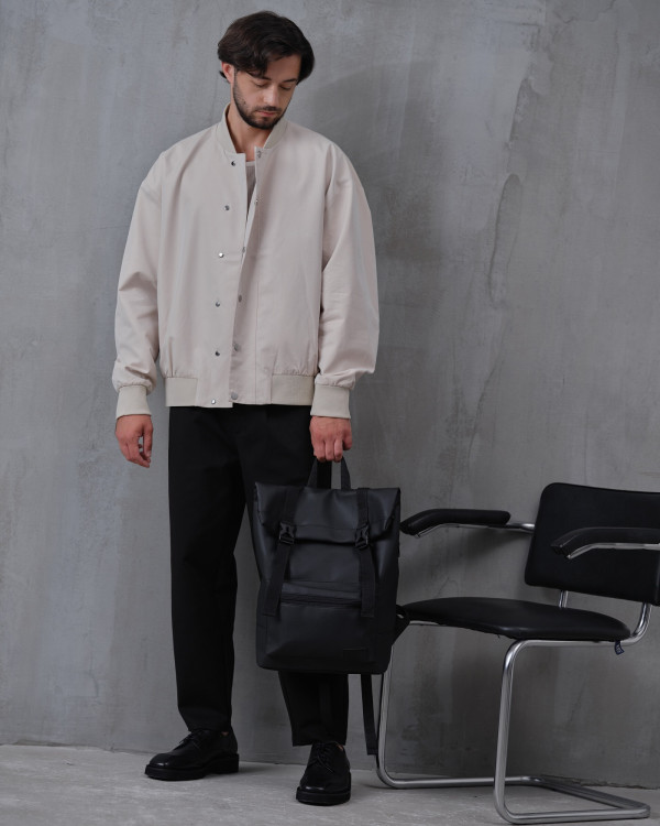 ROLL 2 ECO LEATHER, BLACK
