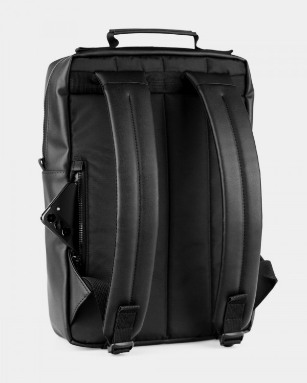 CASPER 02 ECO-LEATHER, BLACK