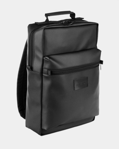 "CASPER 02" ECO-LEATHER, BLACK