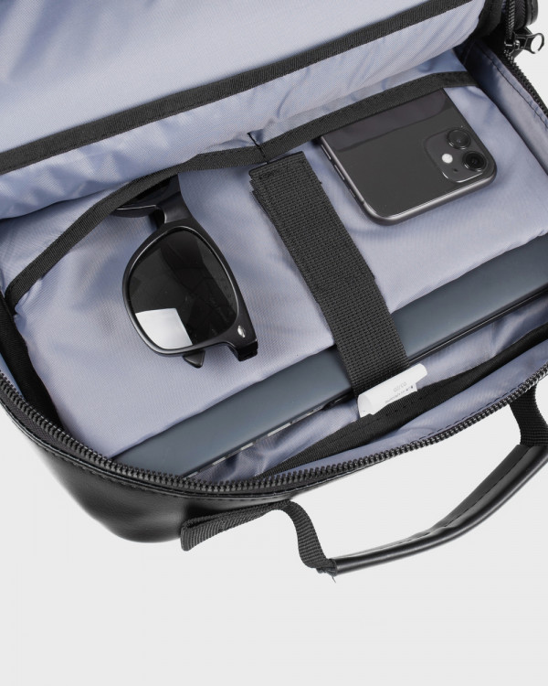 CASPER 02 ECO-LEATHER, BLACK