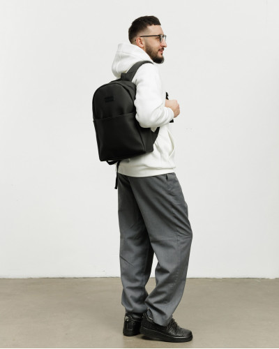 "MINIMAL" ECO-LEATHER, BLACK