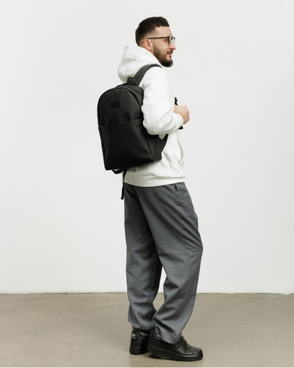 MINIMAL ECO-LEATHER, BLACK