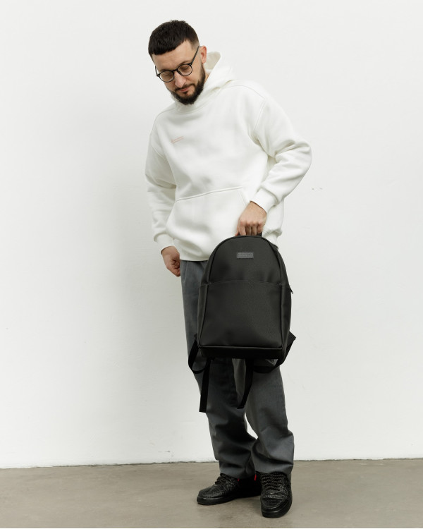 MINIMAL ECO-LEATHER, BLACK