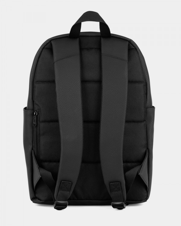 MINIMAL ECO-LEATHER, BLACK