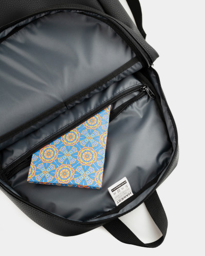 "MINIMAL" ECO-LEATHER, BLACK