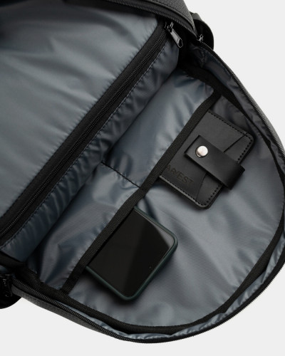"MINIMAL" ECO-LEATHER, BLACK