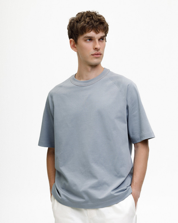 T-SHIRT HEAVY WEIGHT GREY